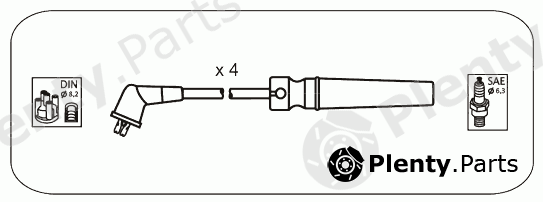  JANMOR part AM46 Ignition Cable Kit