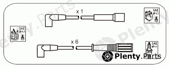  JANMOR part AM64 Ignition Cable Kit