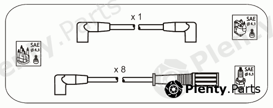  JANMOR part AM66 Ignition Cable Kit