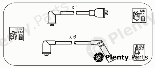  JANMOR part AM67 Ignition Cable Kit