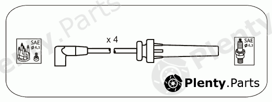  JANMOR part AM74 Ignition Cable Kit
