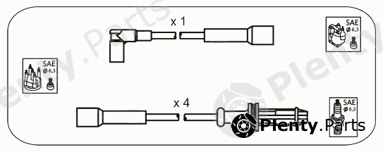  JANMOR part CPS13 Ignition Cable Kit
