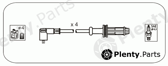  JANMOR part CPS16 Ignition Cable Kit