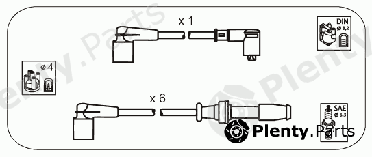  JANMOR part CPS20 Ignition Cable Kit