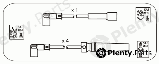  JANMOR part D4S Ignition Cable Kit