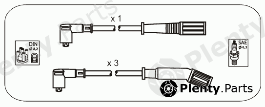  JANMOR part FAS11 Ignition Cable Kit