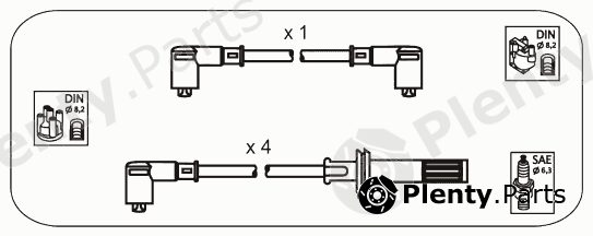  JANMOR part FAS14 Ignition Cable Kit