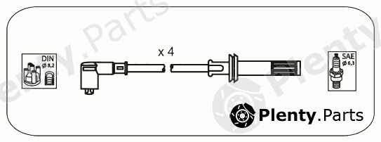  JANMOR part FAS15 Ignition Cable Kit