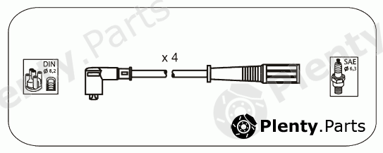  JANMOR part FAS17 Ignition Cable Kit