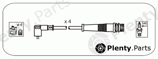  JANMOR part FAS21 Ignition Cable Kit