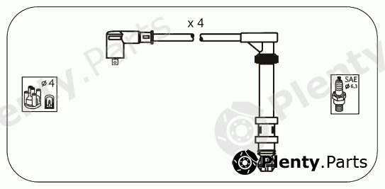  JANMOR part FAS40 Ignition Cable Kit