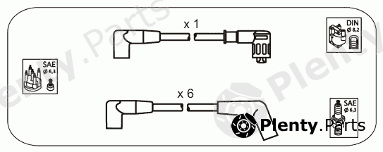  JANMOR part FS14 Ignition Cable Kit