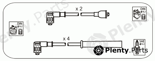  JANMOR part FS15 Ignition Cable Kit