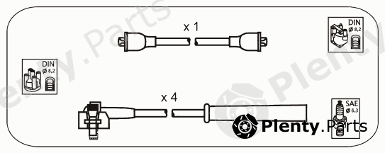  JANMOR part FS34 Ignition Cable Kit
