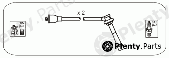  JANMOR part JP126 Ignition Cable Kit