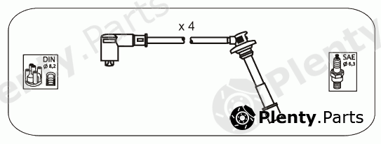  JANMOR part JP128 Ignition Cable Kit