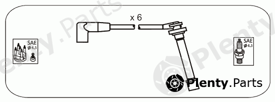  JANMOR part JP133 Ignition Cable Kit