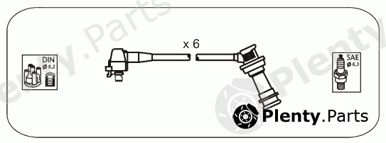  JANMOR part JP134 Ignition Cable Kit