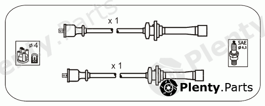  JANMOR part JP138 Ignition Cable Kit