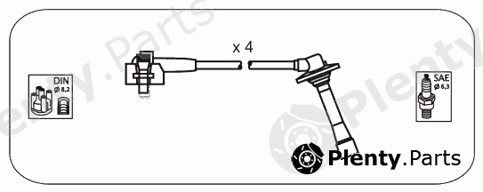  JANMOR part JP158 Ignition Cable Kit