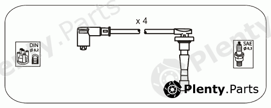  JANMOR part JP161 Ignition Cable Kit