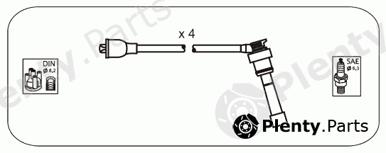  JANMOR part JP168 Ignition Cable Kit