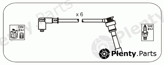  JANMOR part JP169 Ignition Cable Kit