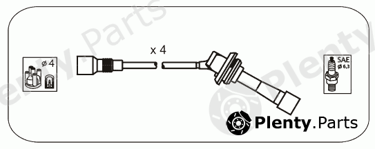  JANMOR part JP173 Ignition Cable Kit
