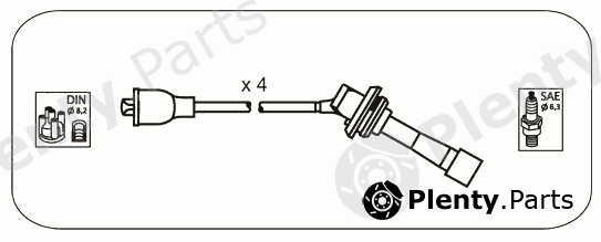  JANMOR part JP174 Ignition Cable Kit