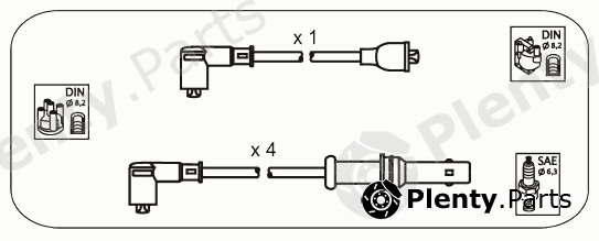  JANMOR part JP175 Ignition Cable Kit