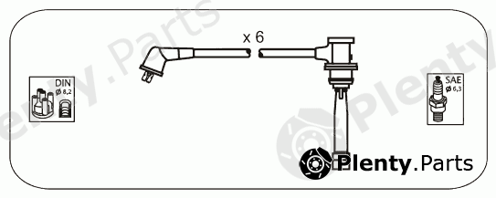  JANMOR part JP178 Ignition Cable Kit