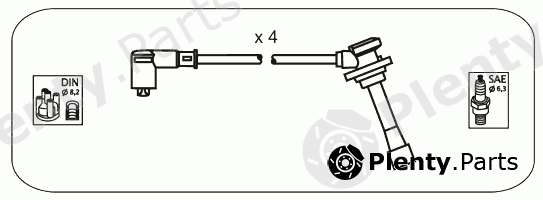  JANMOR part JP181 Ignition Cable Kit