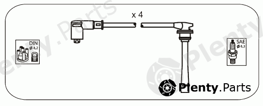  JANMOR part JP182 Ignition Cable Kit