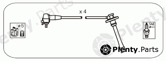 JANMOR part JP204 Ignition Cable Kit
