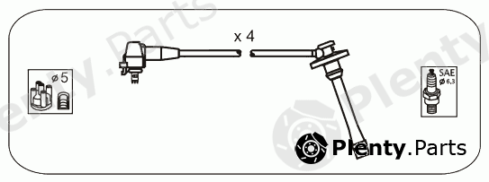  JANMOR part JP206 Ignition Cable Kit