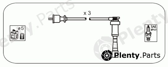  JANMOR part JP208 Ignition Cable Kit