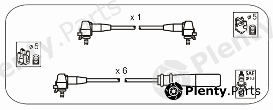  JANMOR part JP224 Ignition Cable Kit