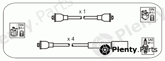  JANMOR part JP307 Ignition Cable Kit