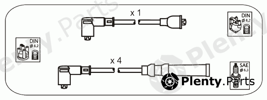  JANMOR part JP320 Ignition Cable Kit