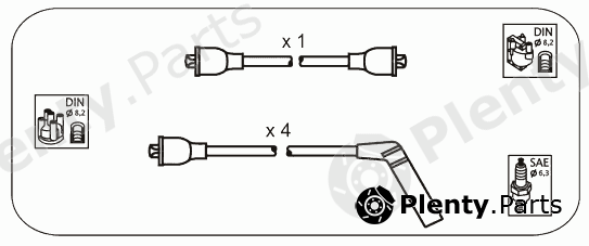  JANMOR part JP323 Ignition Cable Kit