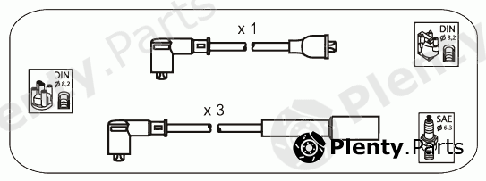  JANMOR part JP335 Ignition Cable Kit