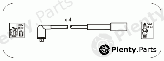  JANMOR part JP352 Ignition Cable Kit