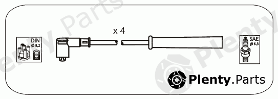  JANMOR part JP375 Ignition Cable Kit