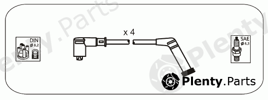 JANMOR part JP376 Ignition Cable Kit
