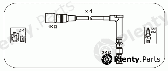  JANMOR part M1 Ignition Cable Kit