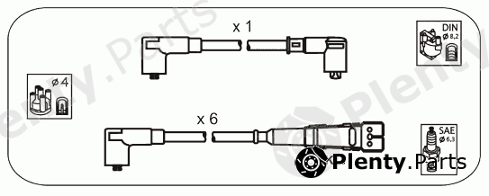  JANMOR part M15 Ignition Cable Kit