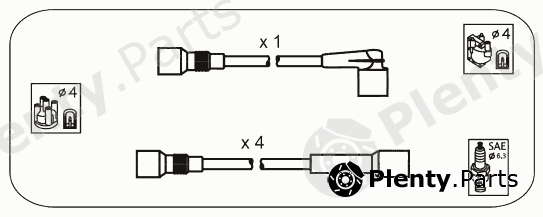  JANMOR part ODS207 Ignition Cable Kit