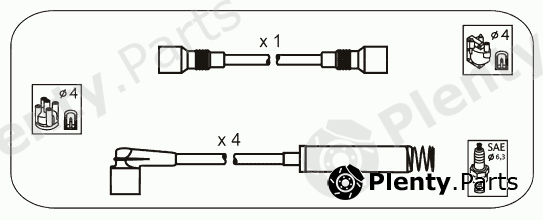  JANMOR part ODS210 Ignition Cable Kit