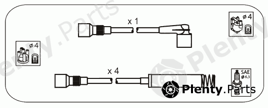  JANMOR part ODS211 Ignition Cable Kit