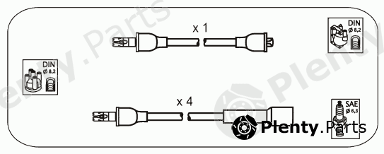  JANMOR part ODS220 Ignition Cable Kit